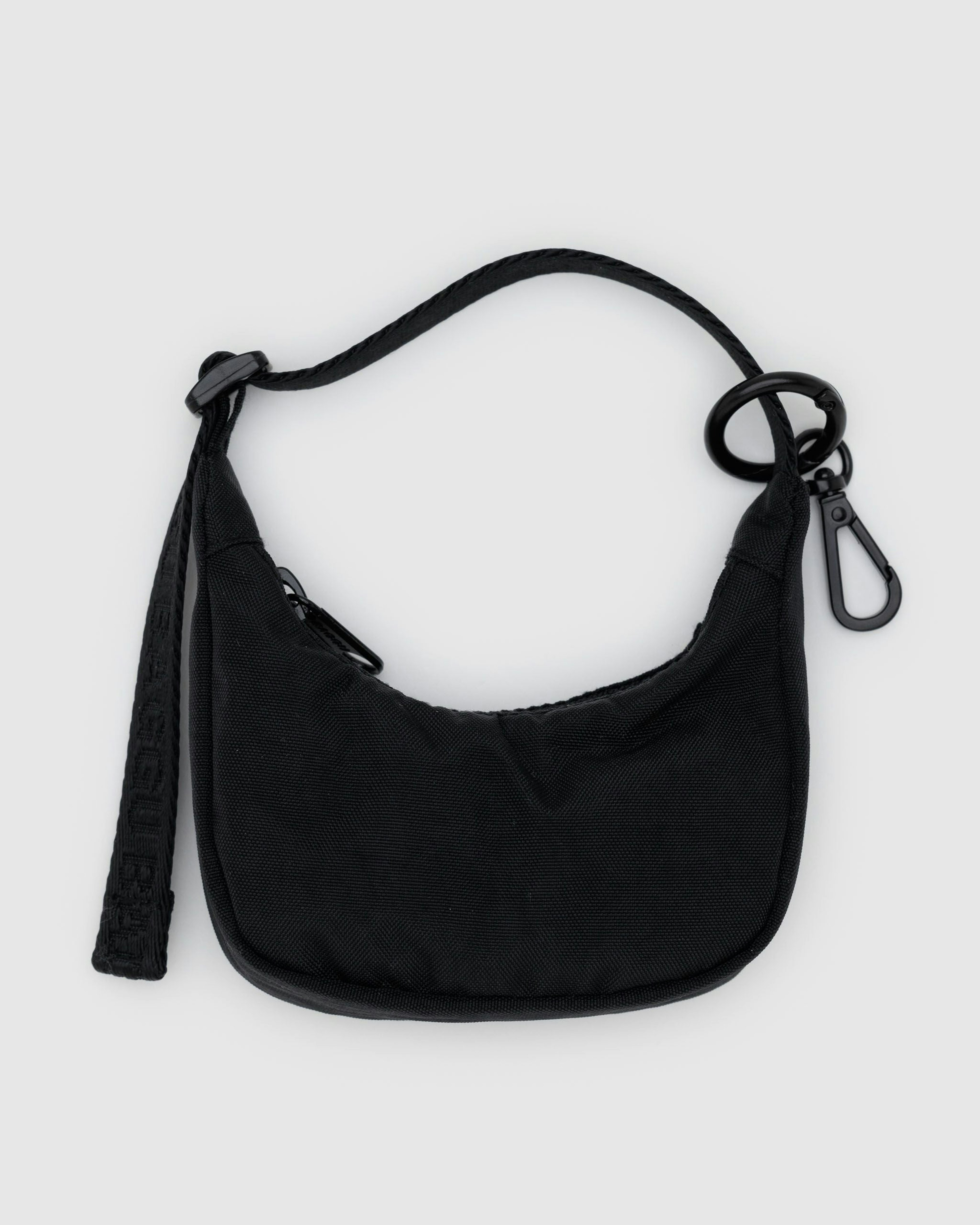 Crescent Bag Charm - Black