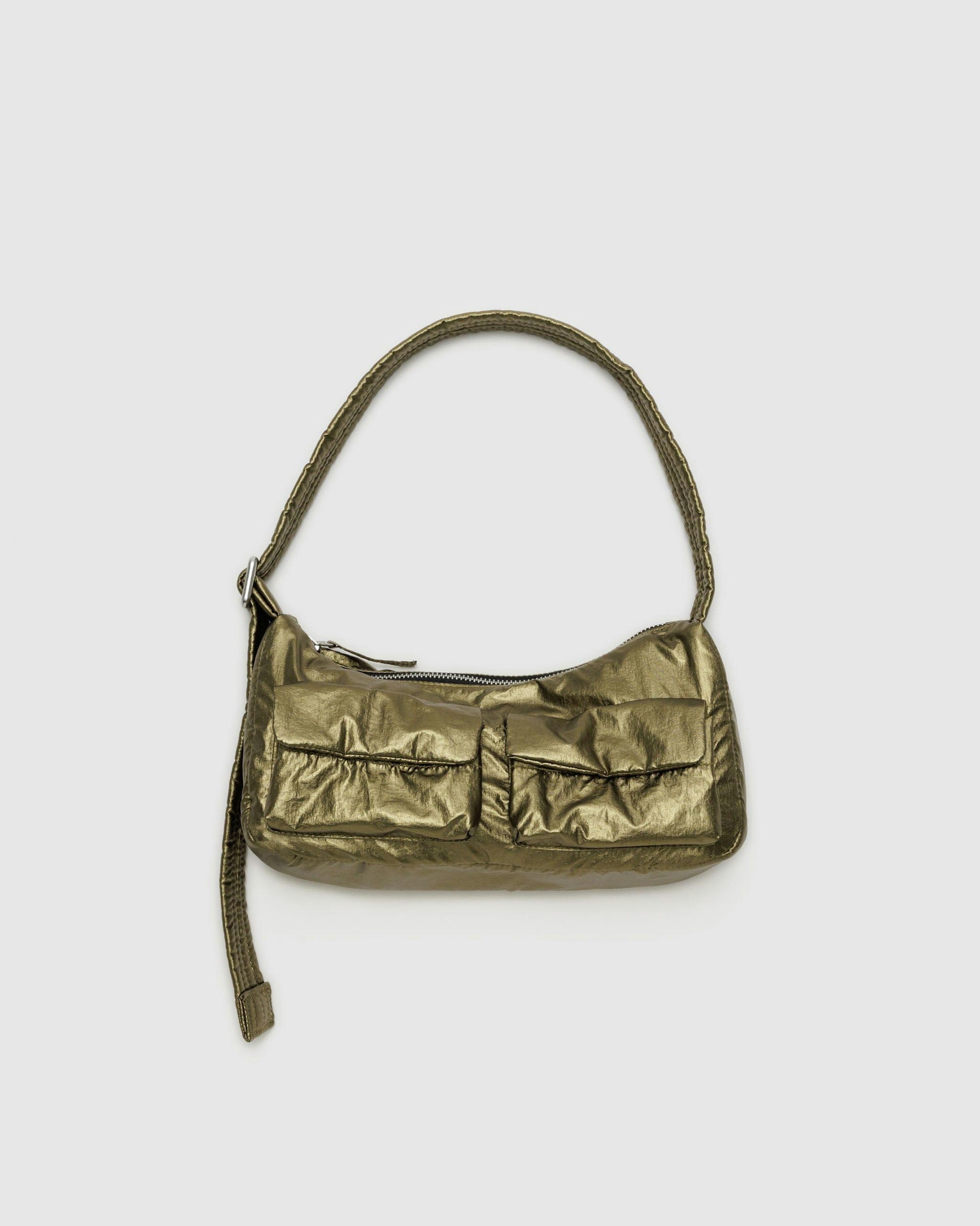 Cargo Shoulder Bag - Brass Metallic