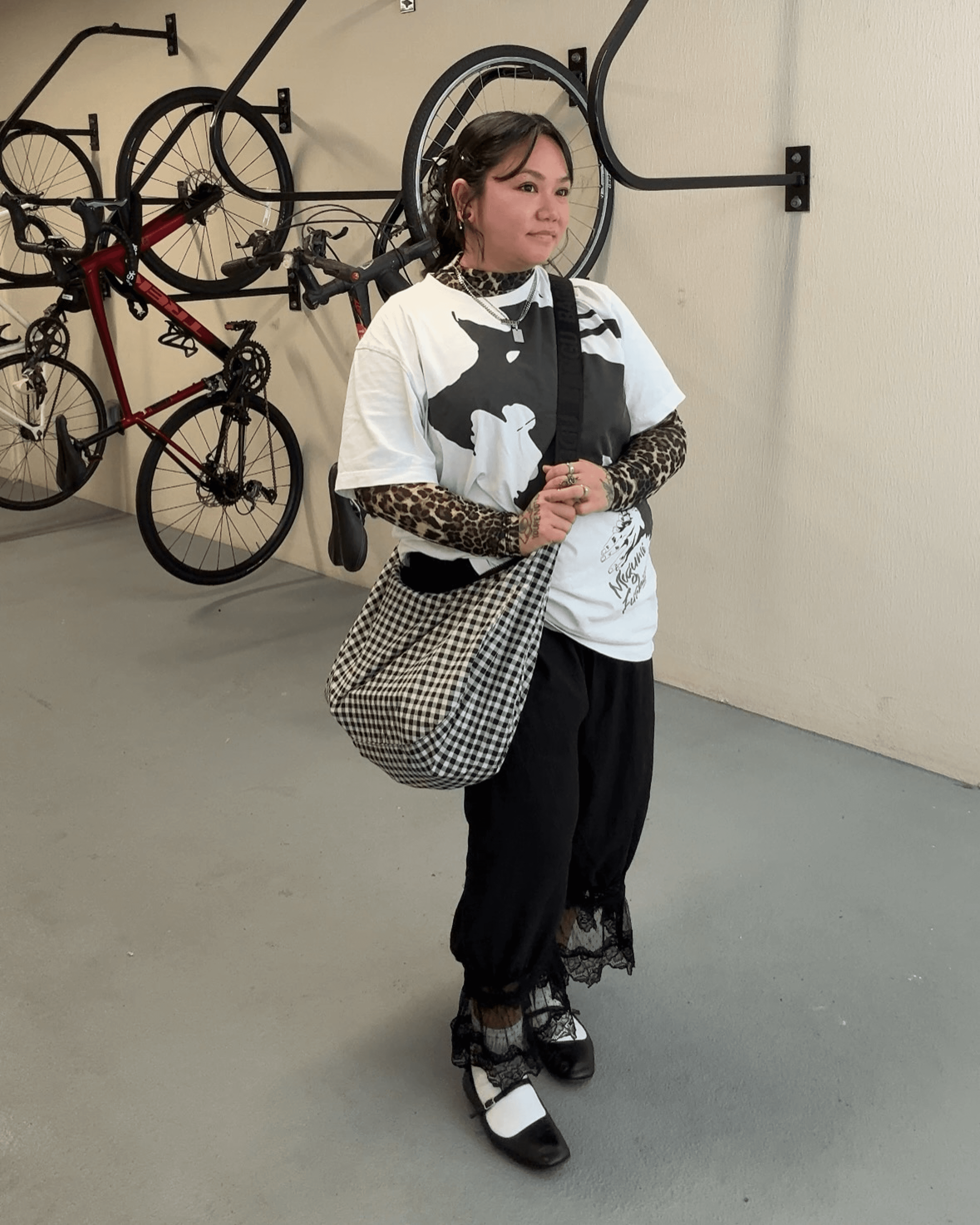 @whitneykitt in Black & White Gingham