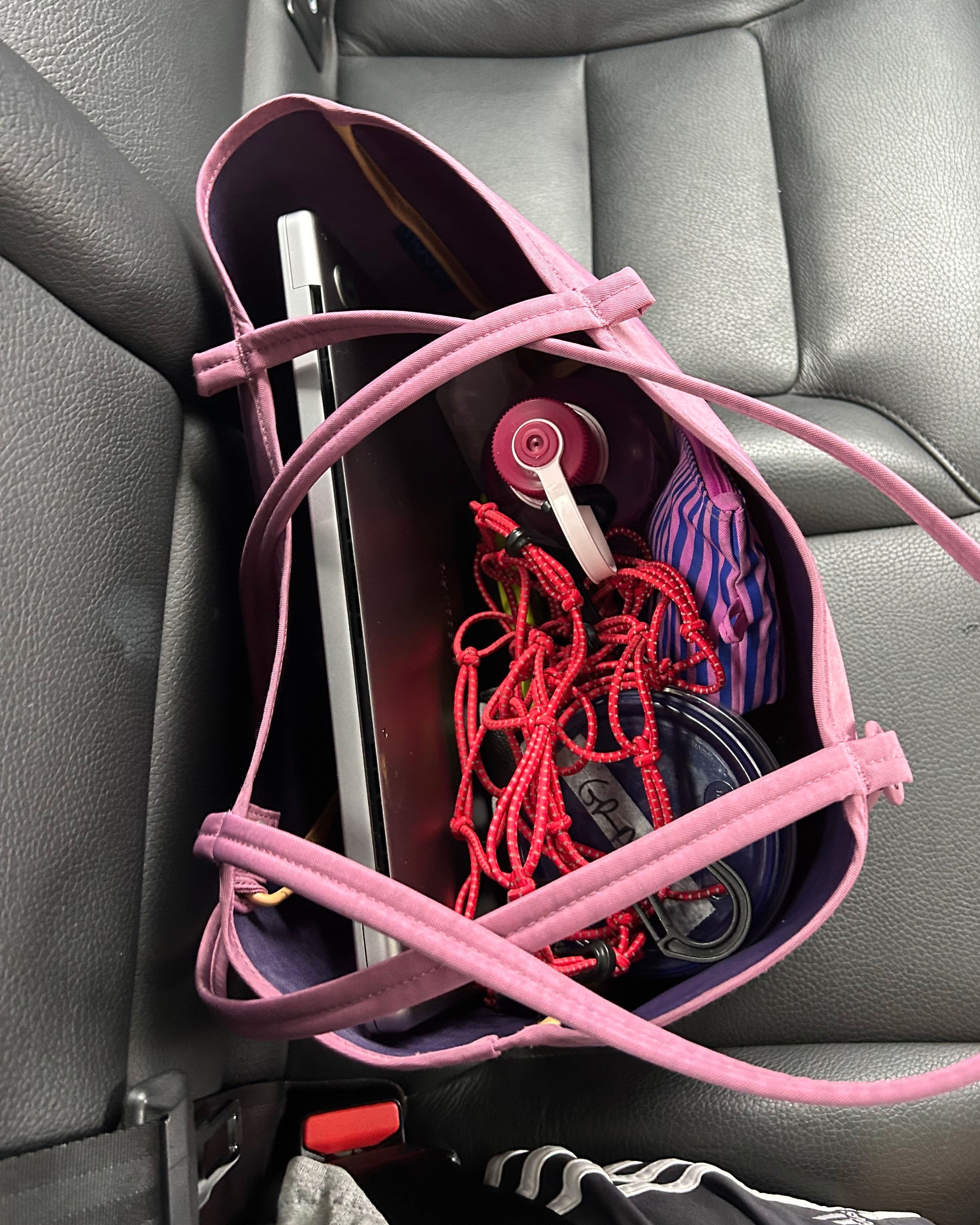 Medium Nylon Reversible Tote in Wild Plum Mix