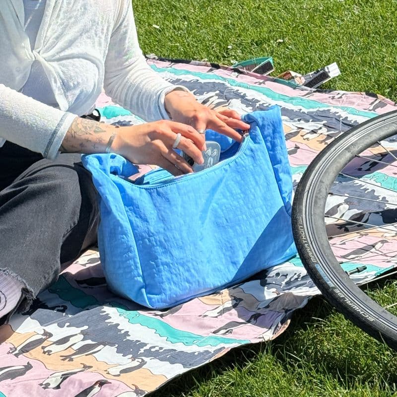 Nylon Meringue Bag in Piscine