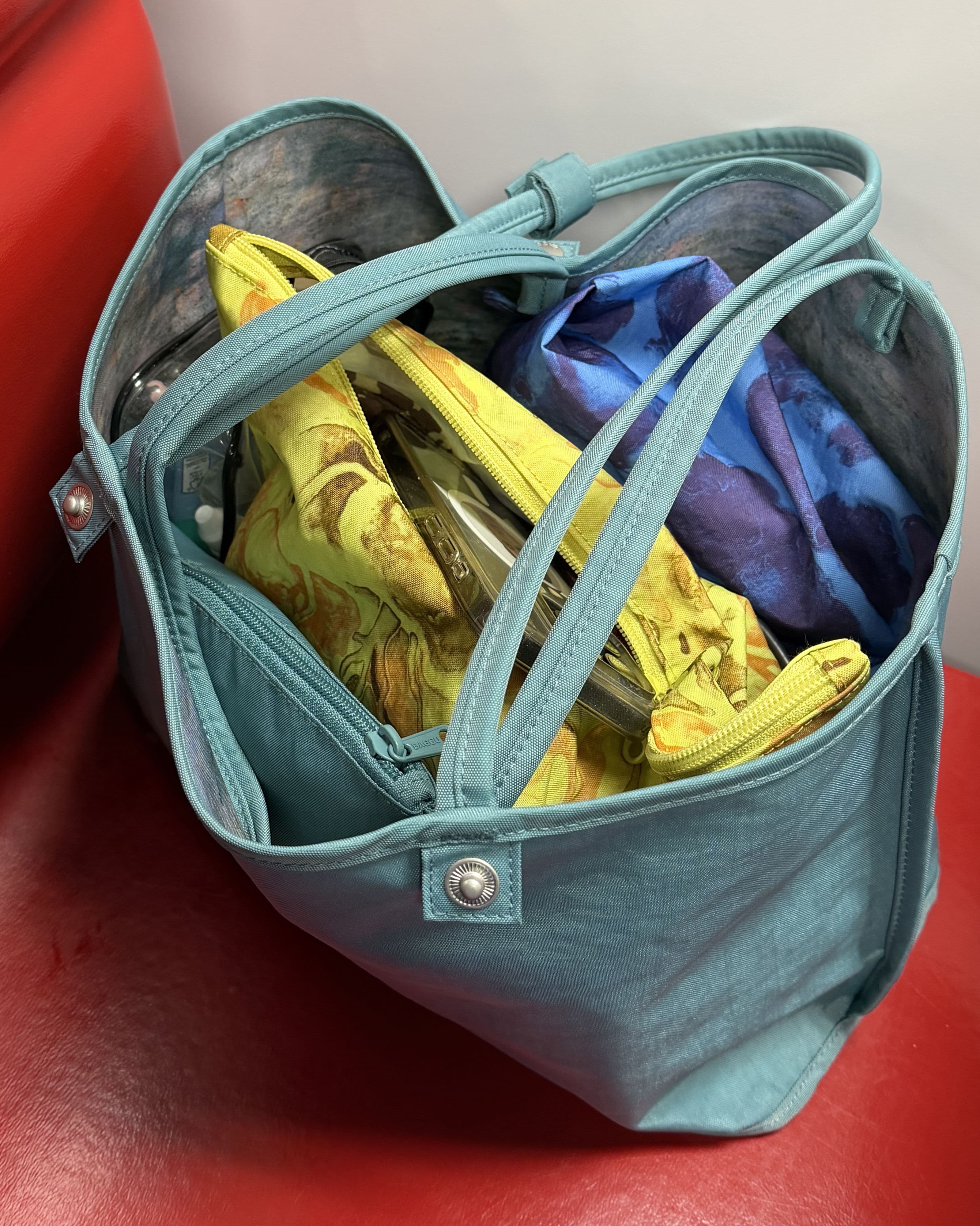 Go Pouch Set in Ruth Asawa Mix
