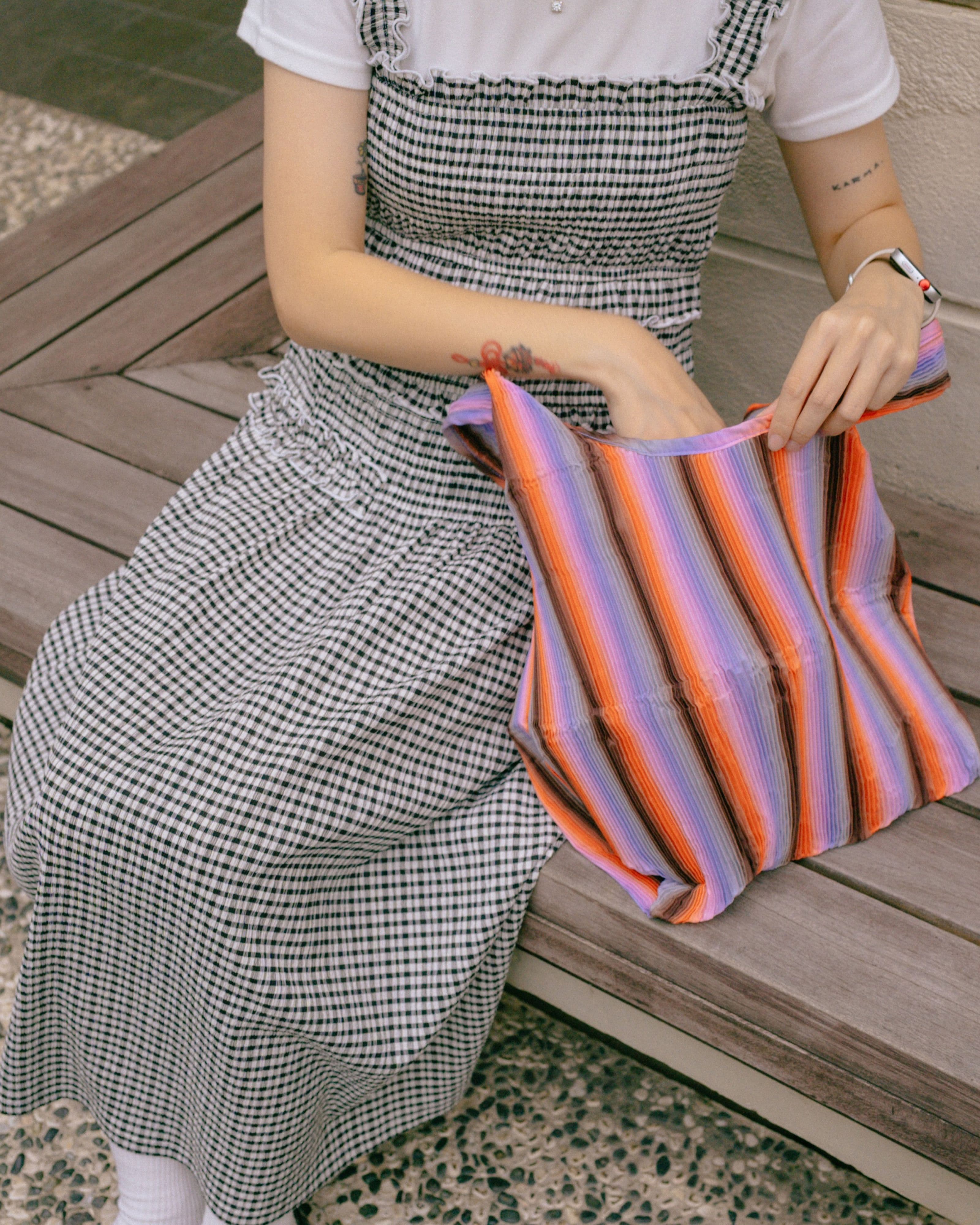 @ci.pop in Gradient Stripe Poppy