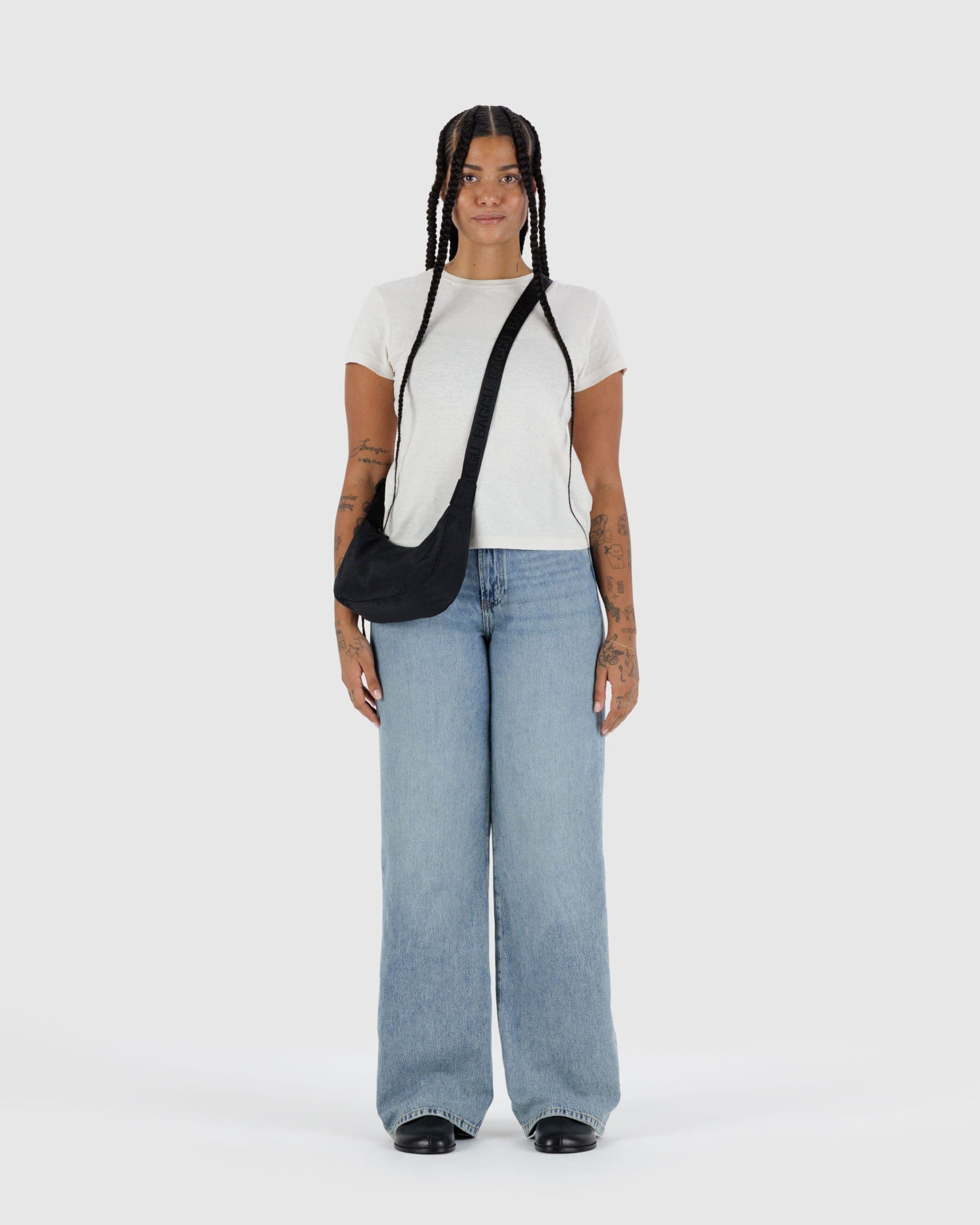 Small Nylon Crescent Bag