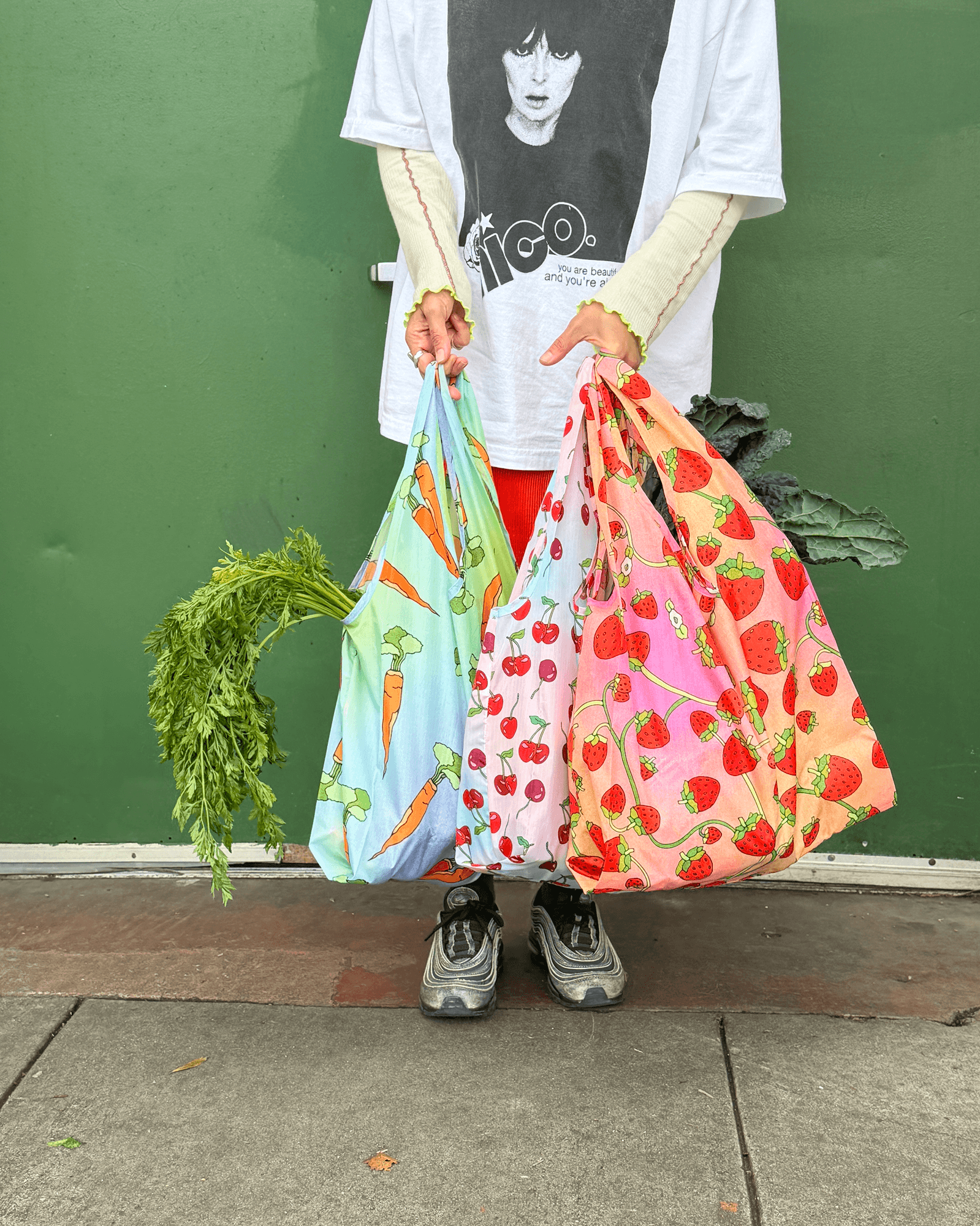 Standard Baggu in Carrots, Cherries, Strawberry Blossom