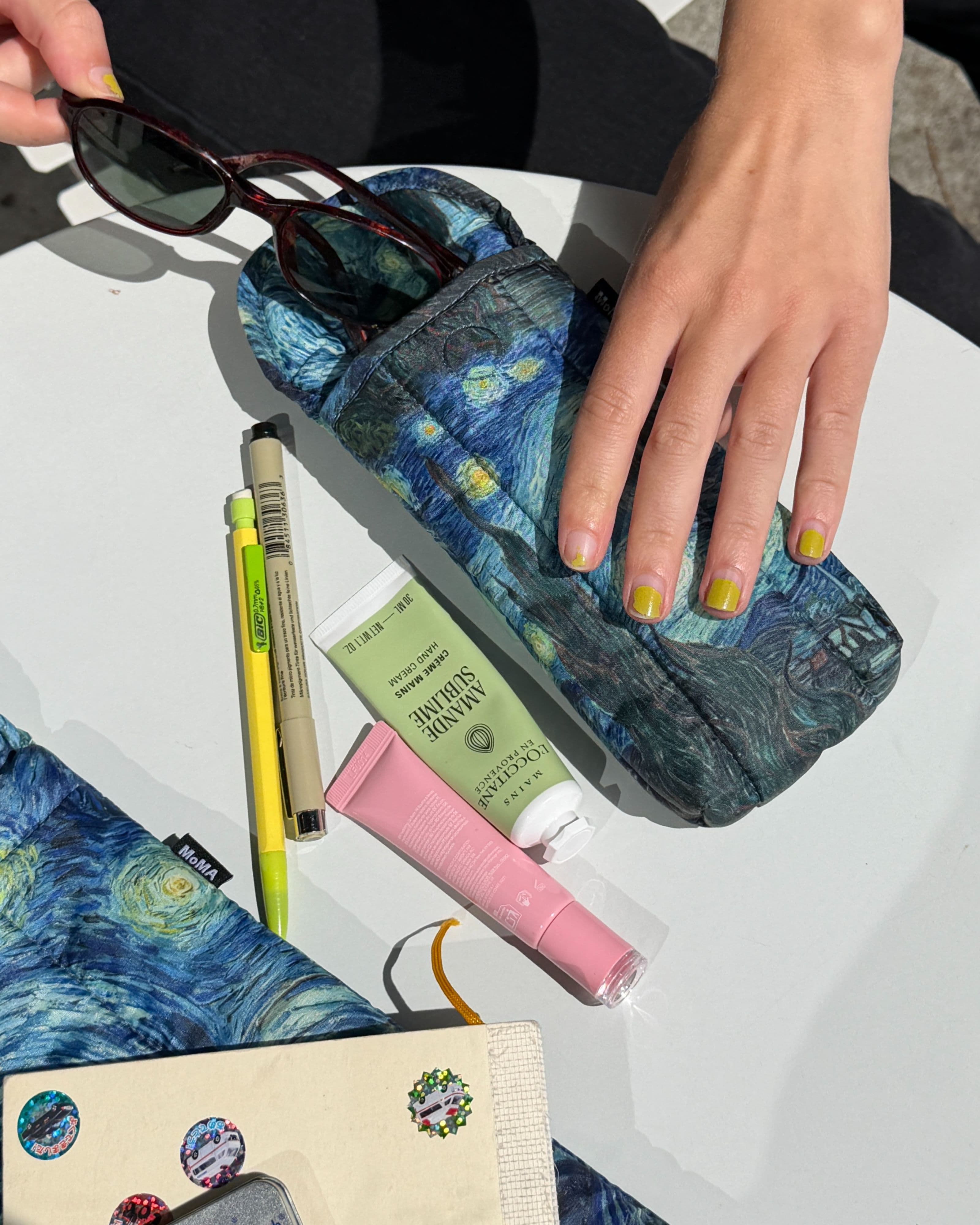 Puffy Glasses Sleeve in The Starry Night Vincent van Gogh