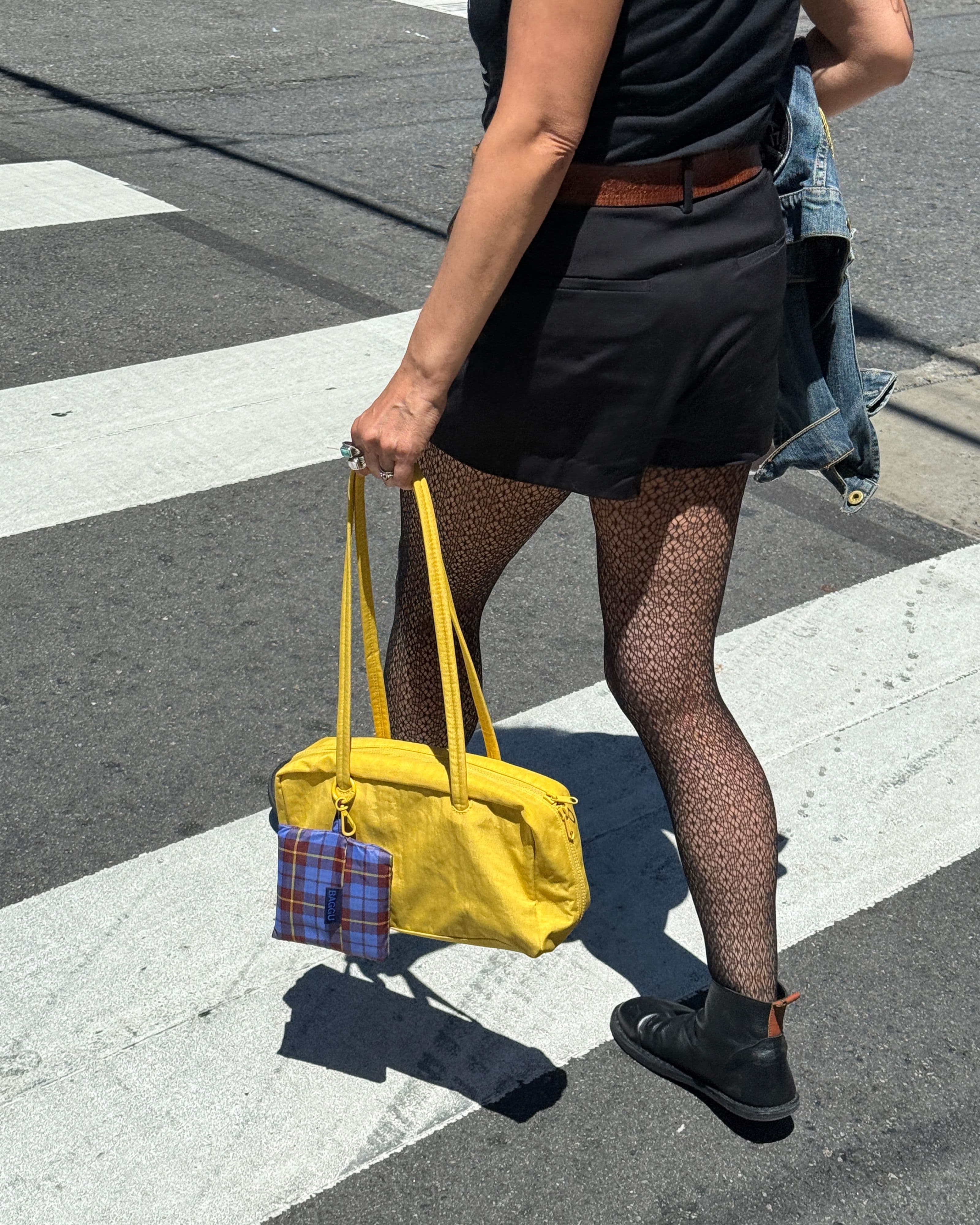 Nylon Bowler Bag in Sunflower